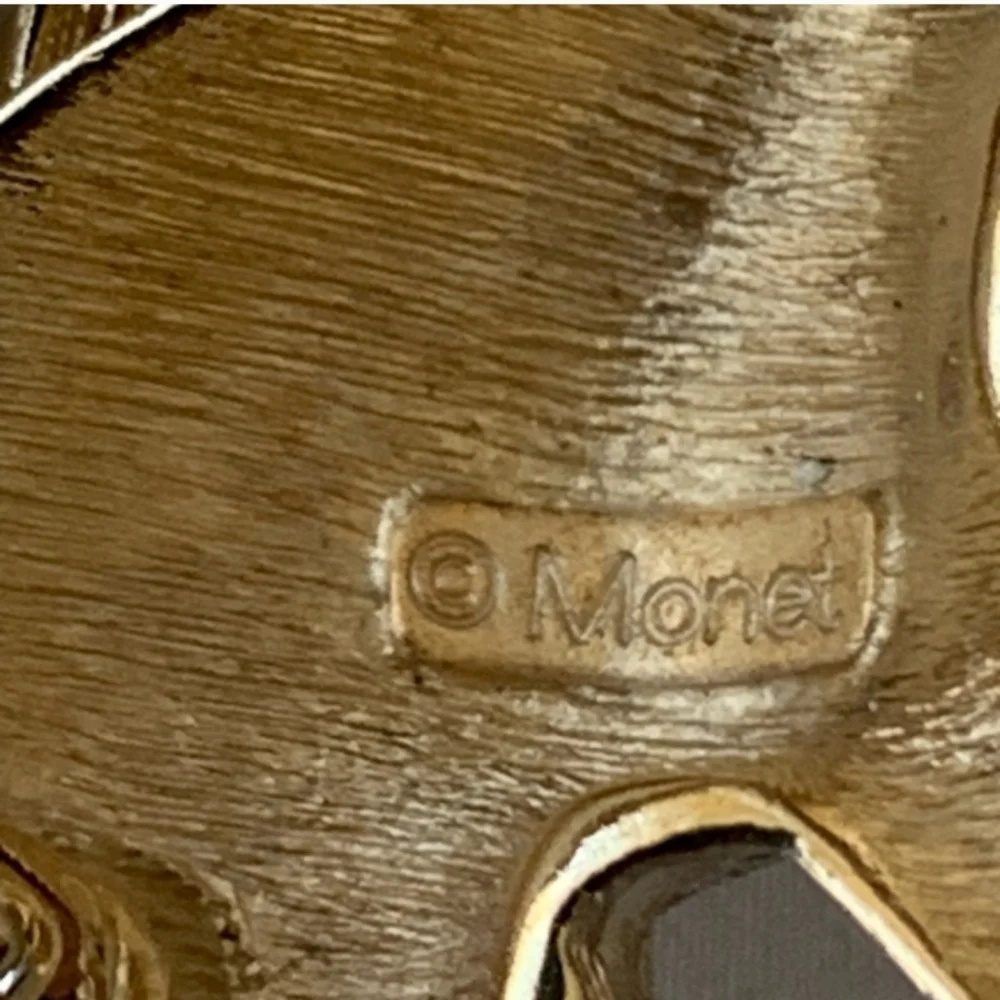 Monet Puppy Brooch
